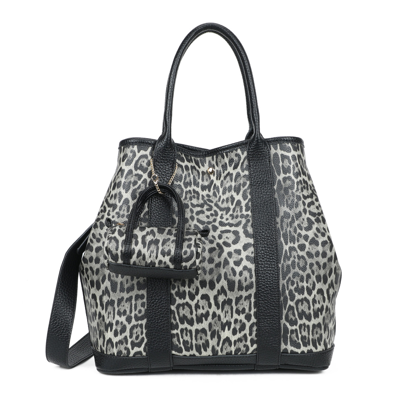 Sac à main Shopper imprimé animal