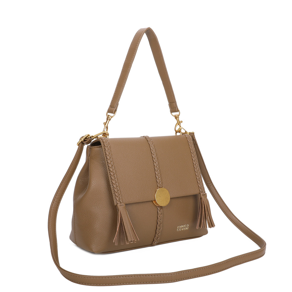 Borsa a tracolla intrecciata