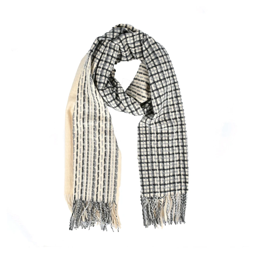 Foulard double côté carrés GB