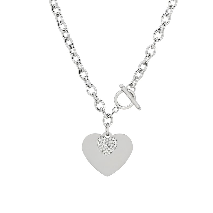 Glamour necklace with heart