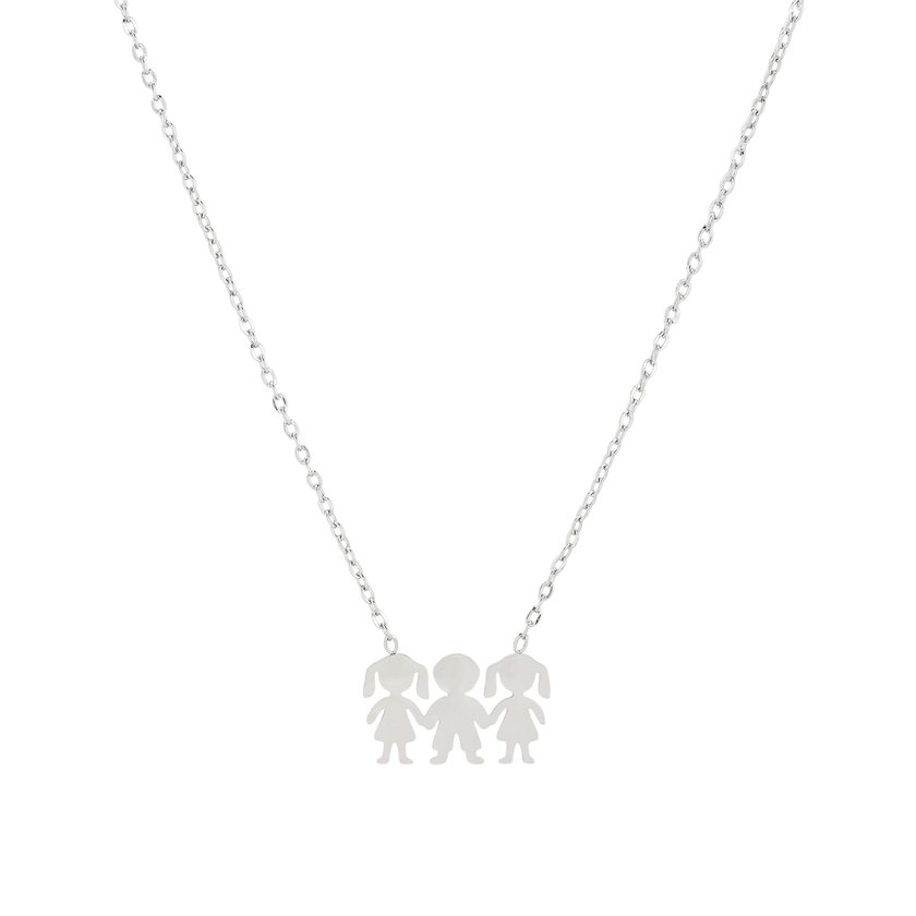 Colar Delicate duas meninas e um menino