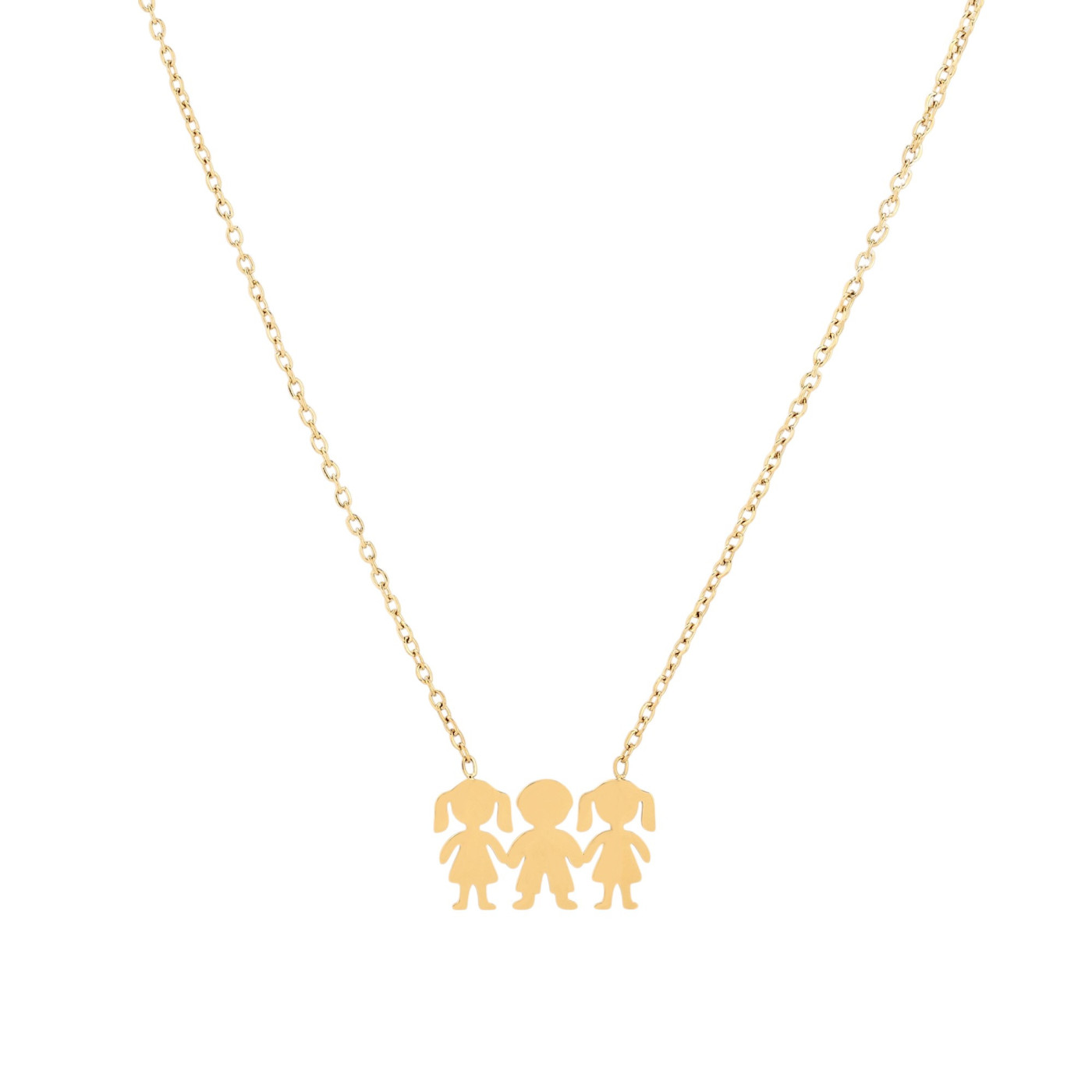 Collar Delicate dos niñas y un niño