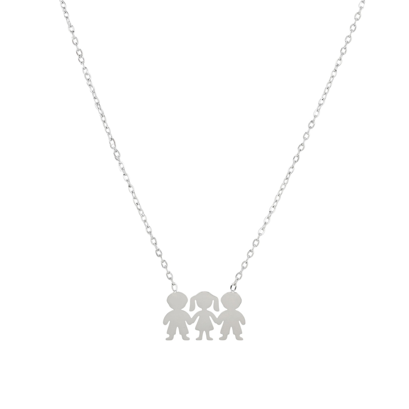Collar Delicate dos niños y una niña