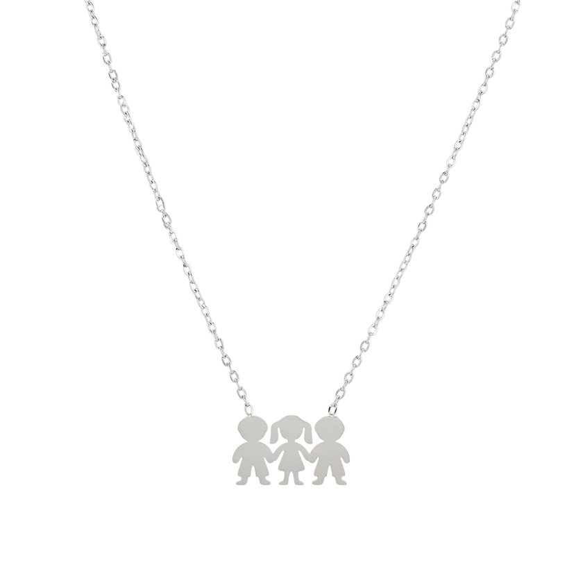Colar Delicate dois meninos e uma menina