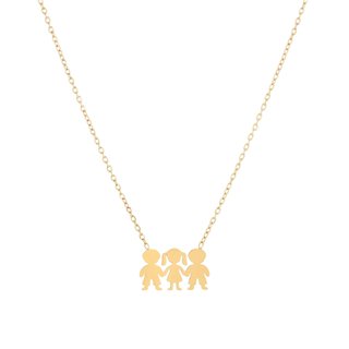Collana Delicate due bambini e una bambina