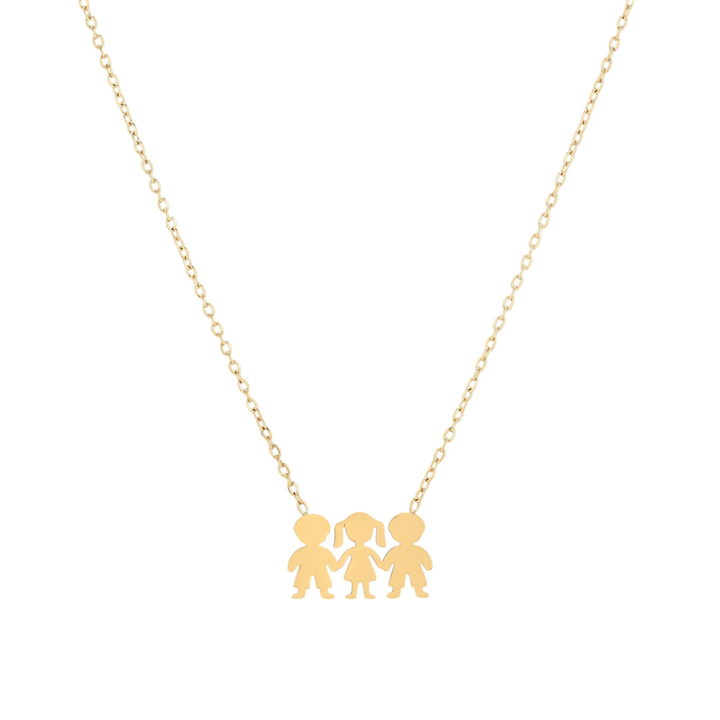 Collar Delicate dos niños y una niña