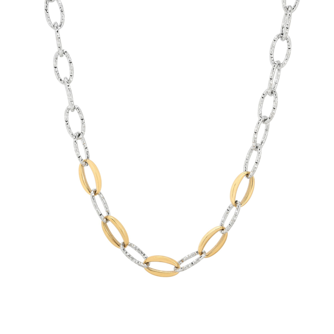 Collier Glamour maille multicolore