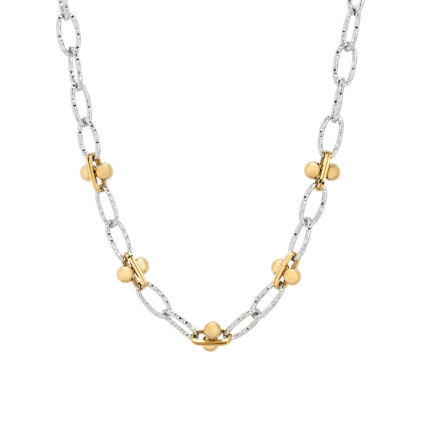 Glamour multicolor mesh necklace