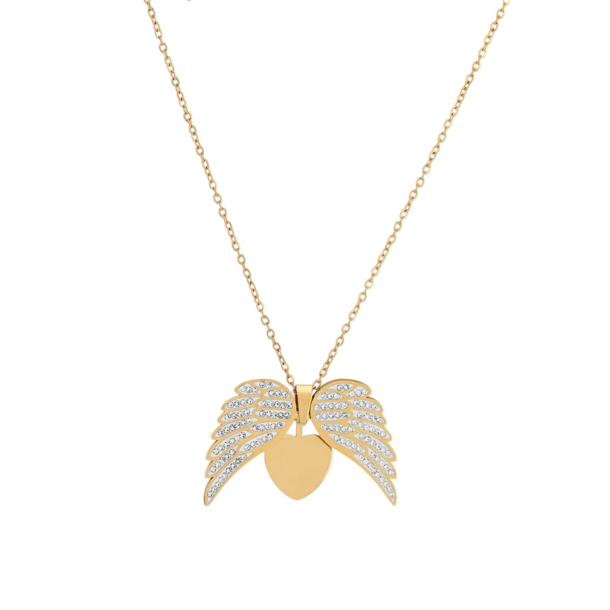 Collana Delicate ali per incisione