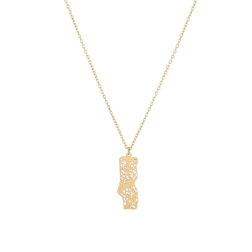 Glamour Portugal map necklace