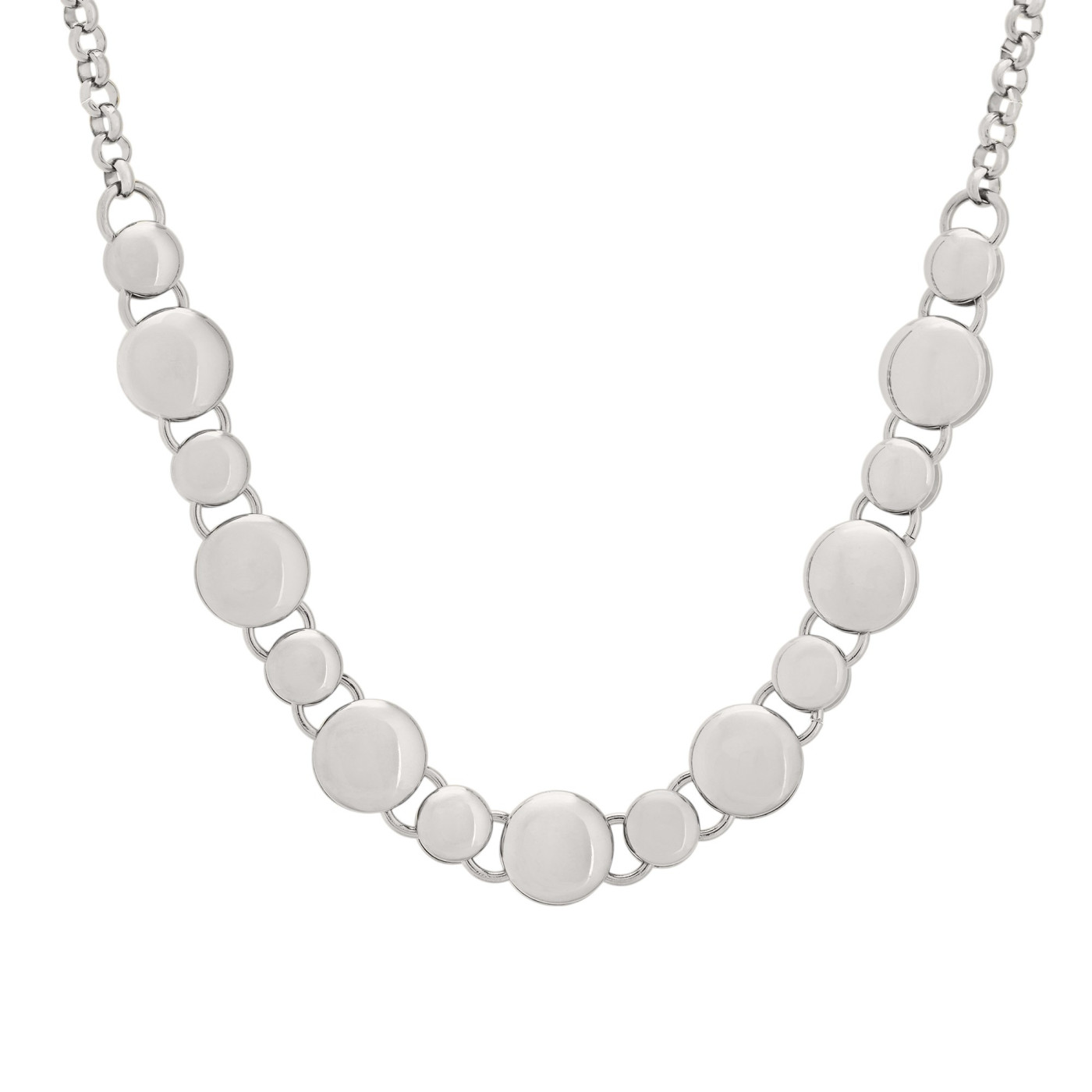 Collier en acier avec boules distinctes GB