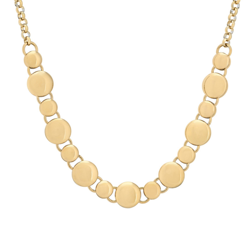 Collier en acier avec boules distinctes GB