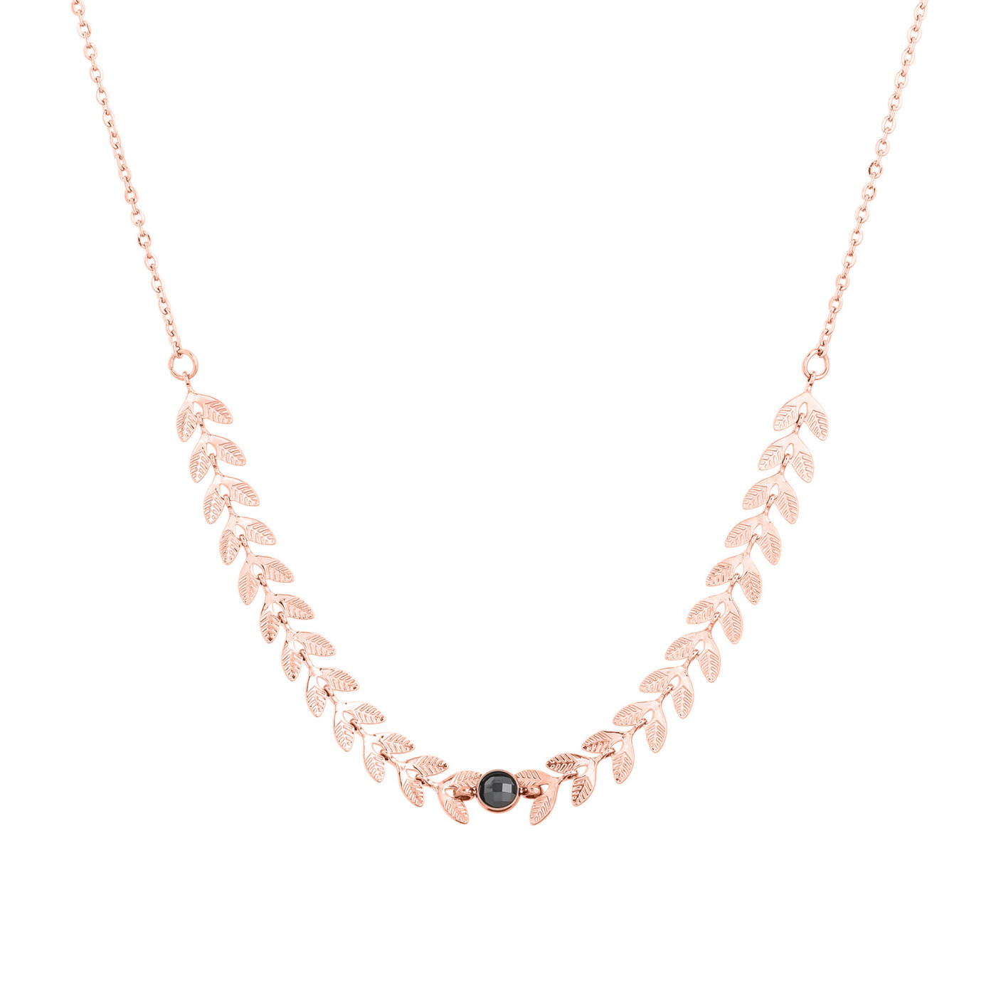 Collana Delicate con foglie romane