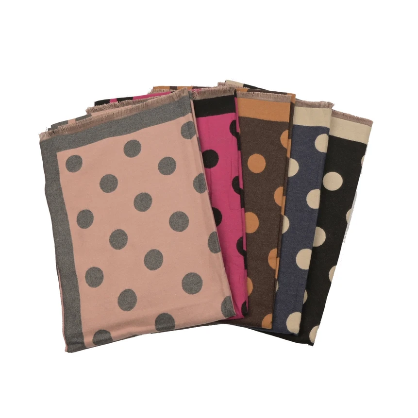 Sciarpa con pattern sfera GB