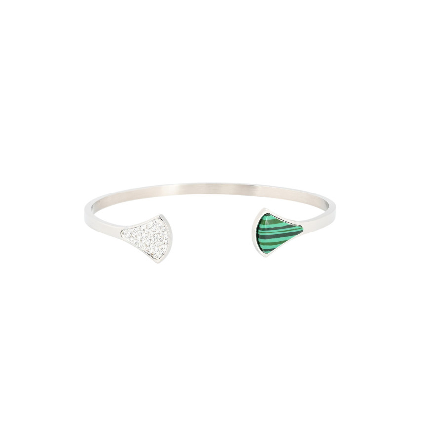 Bracciale Glamour aperto con pietre