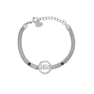 Glamour bracelet Mãe and hearts