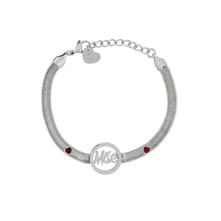 Glamour bracelet Mãe and hearts