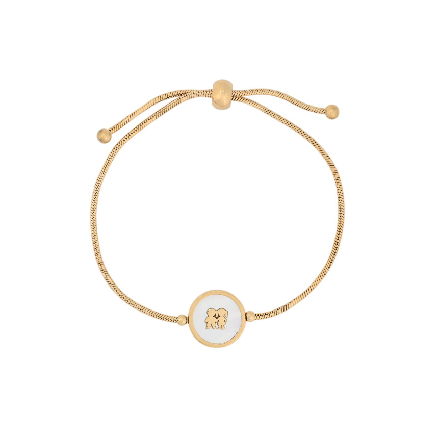 Adjustable bracelet with couple