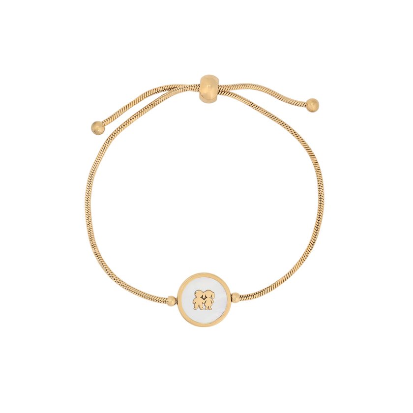 Adjustable bracelet with couple