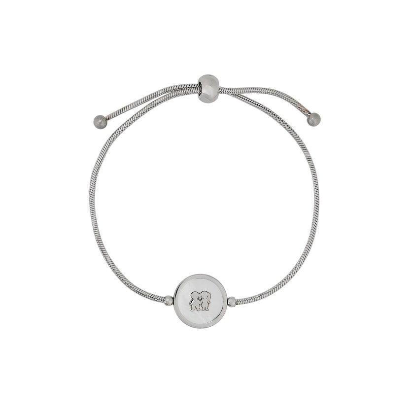 Adjustable bracelet with couple