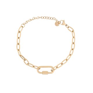 Steel bracelet linked GB