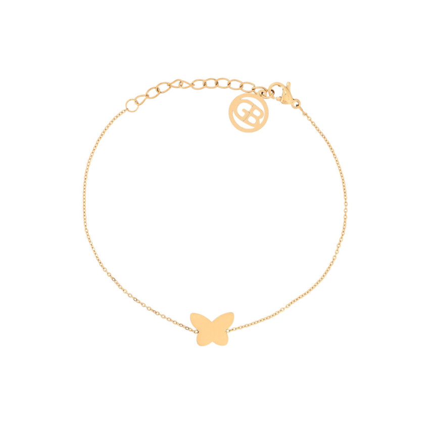 Bracelet d\'acier papillon GB