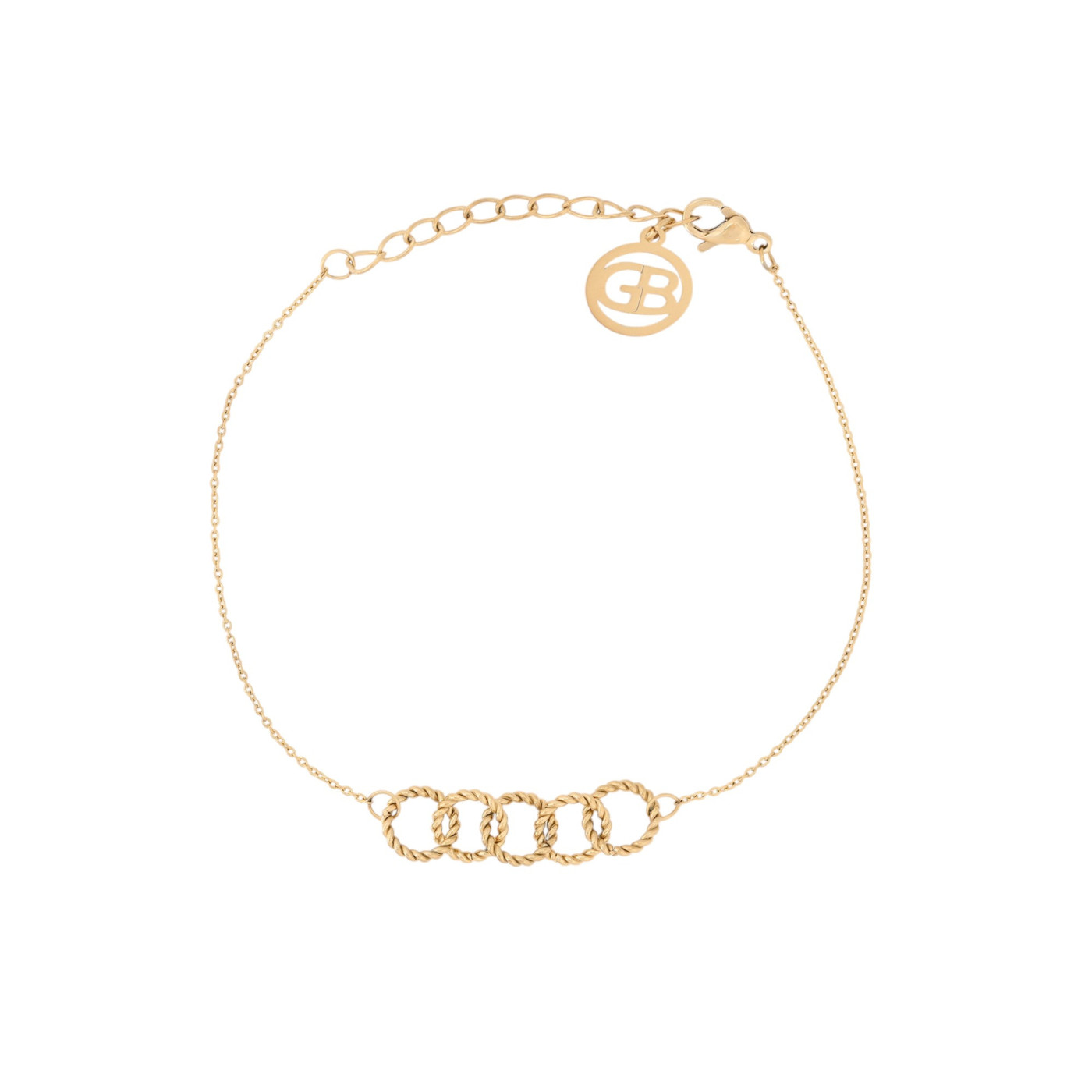 Pulsera de acero aros GB