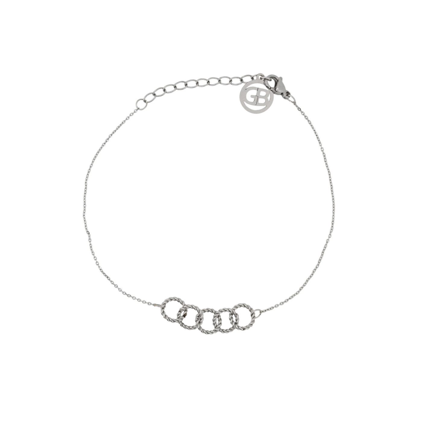 Pulsera de acero aros GB