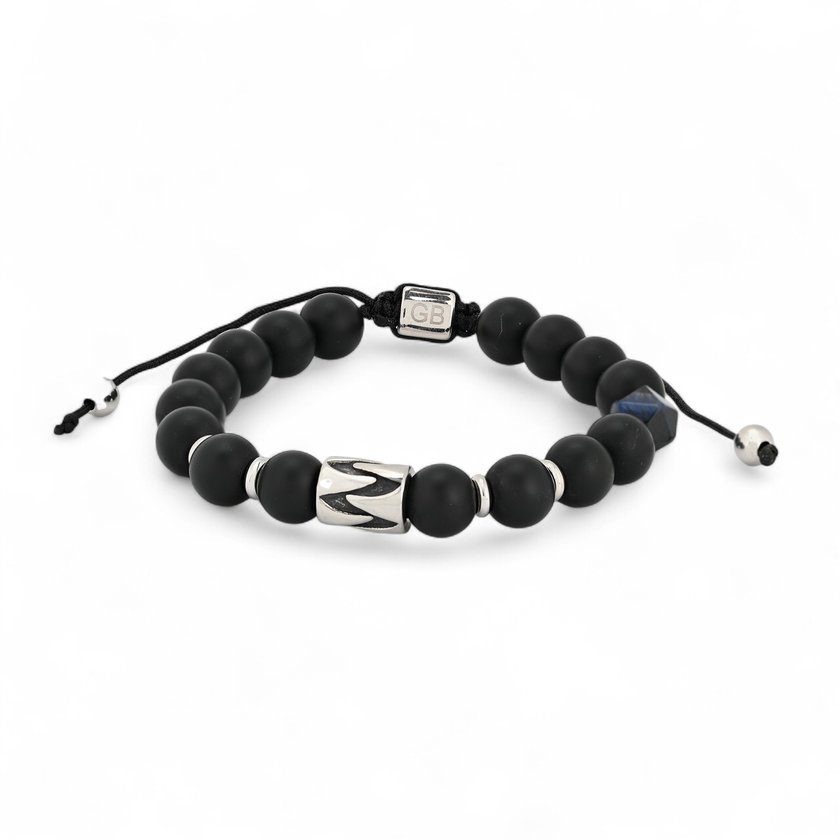 Bracelet homme élastique avec des pierres GB