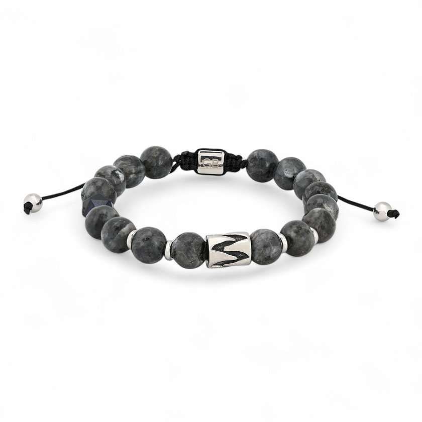 Bracelet homme élastique avec des pierres GB