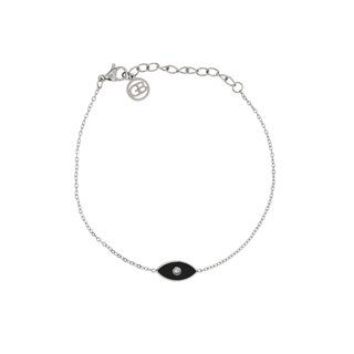 Pulseira em aço olho preto GB