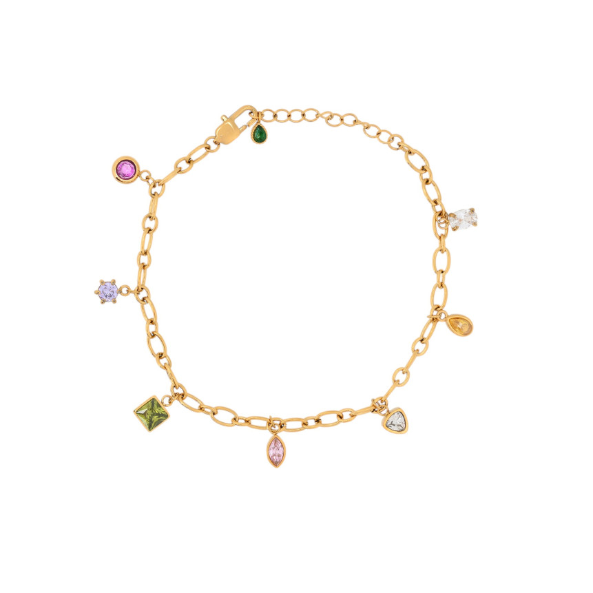 Pulseira Delicate com cristais naturais