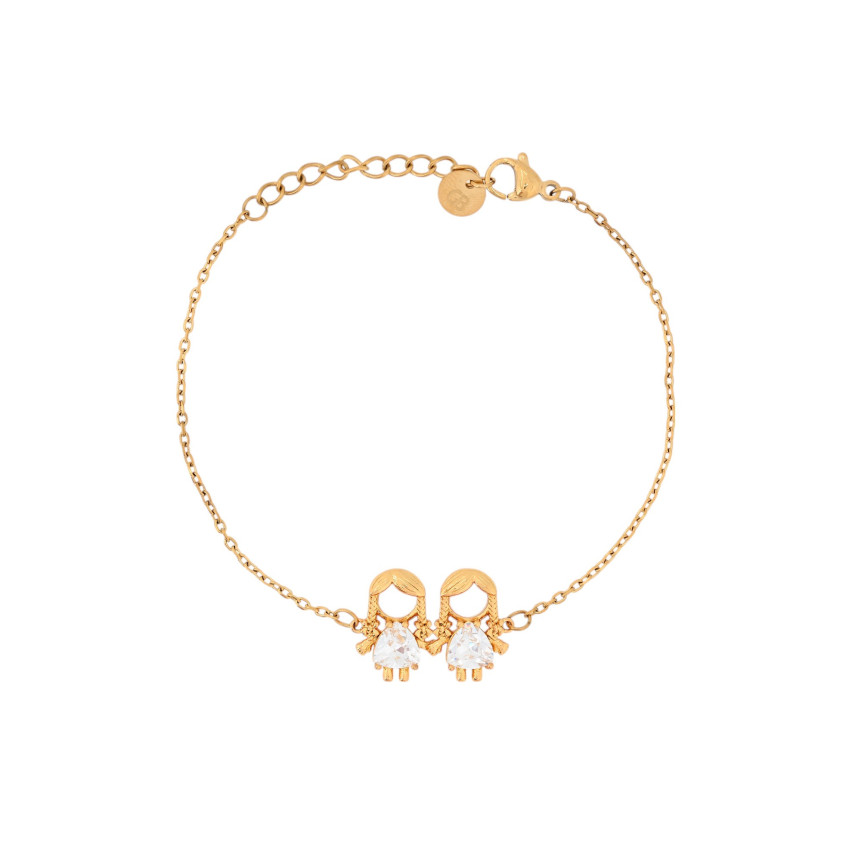 Pulseira BeLove com duas meninas