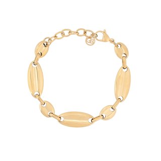 Pulseira em aço elos compridos GB