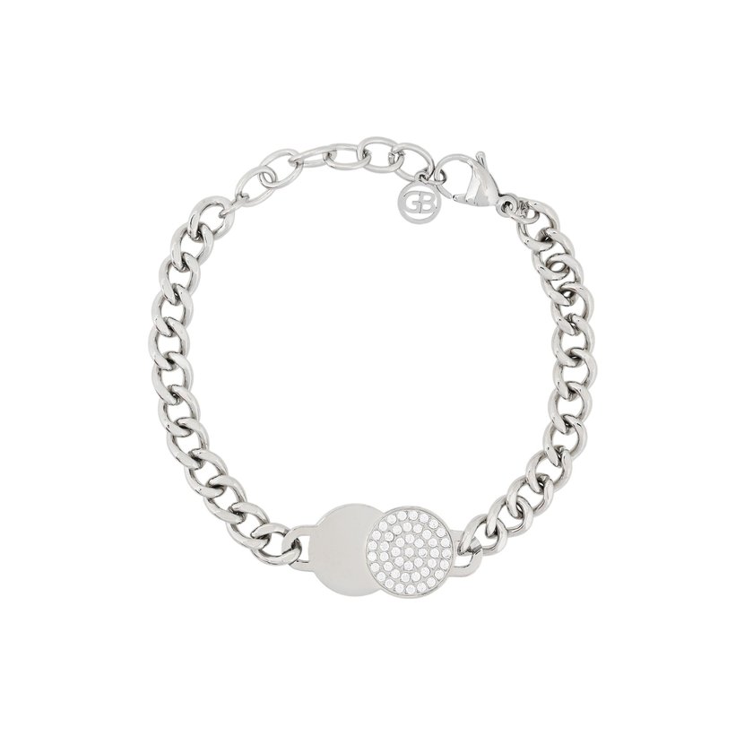 Pulseira em aço zircônias GB