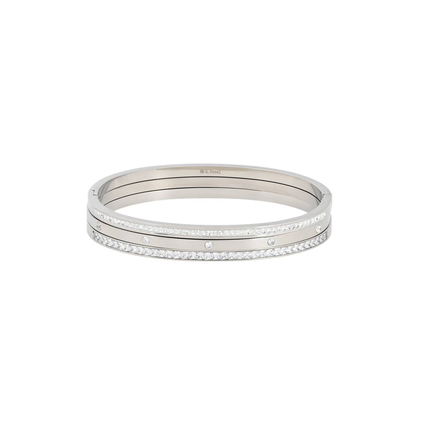 Set bracciale rigida acciaio luminosas GB