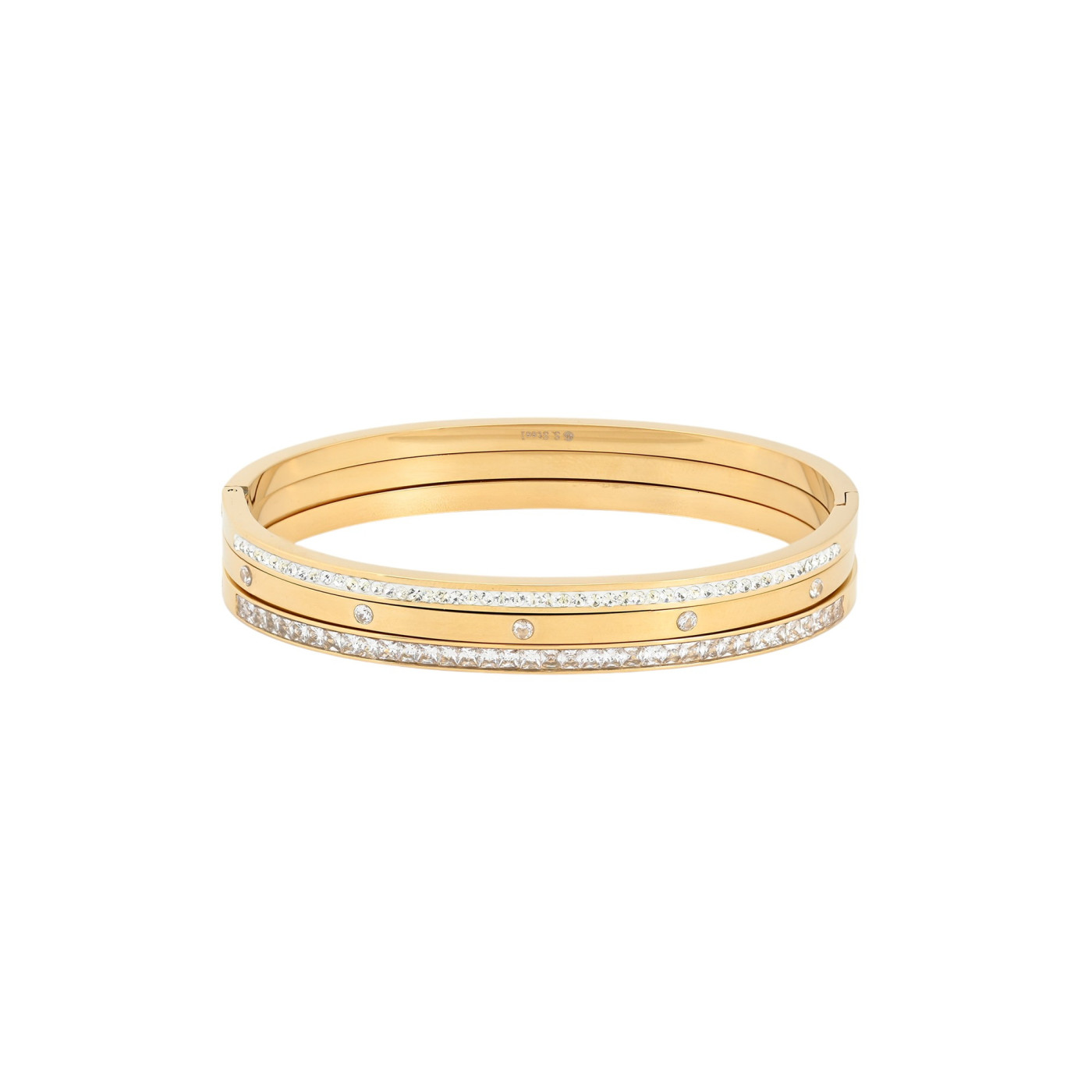 Set bracciale rigida acciaio luminosas GB