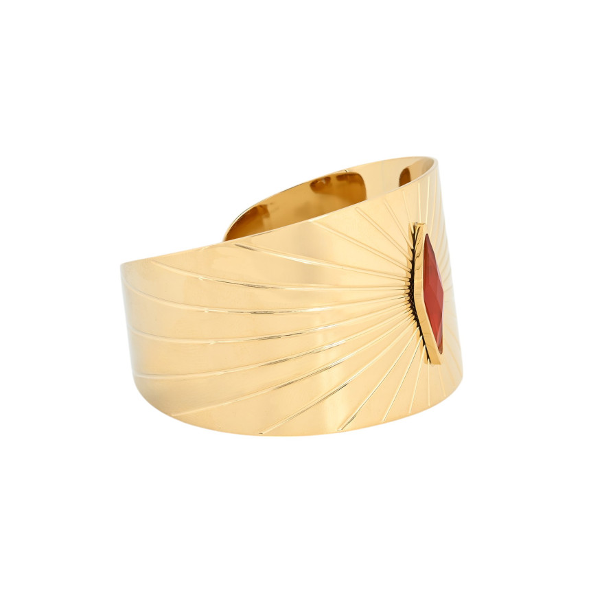 Basic rigid bracelet steel rhombus GB