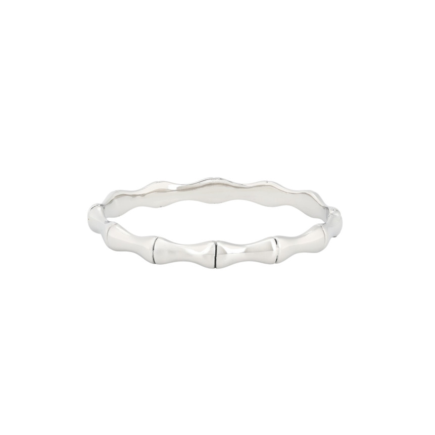 Bracelet rigide acier bambou épais GB
