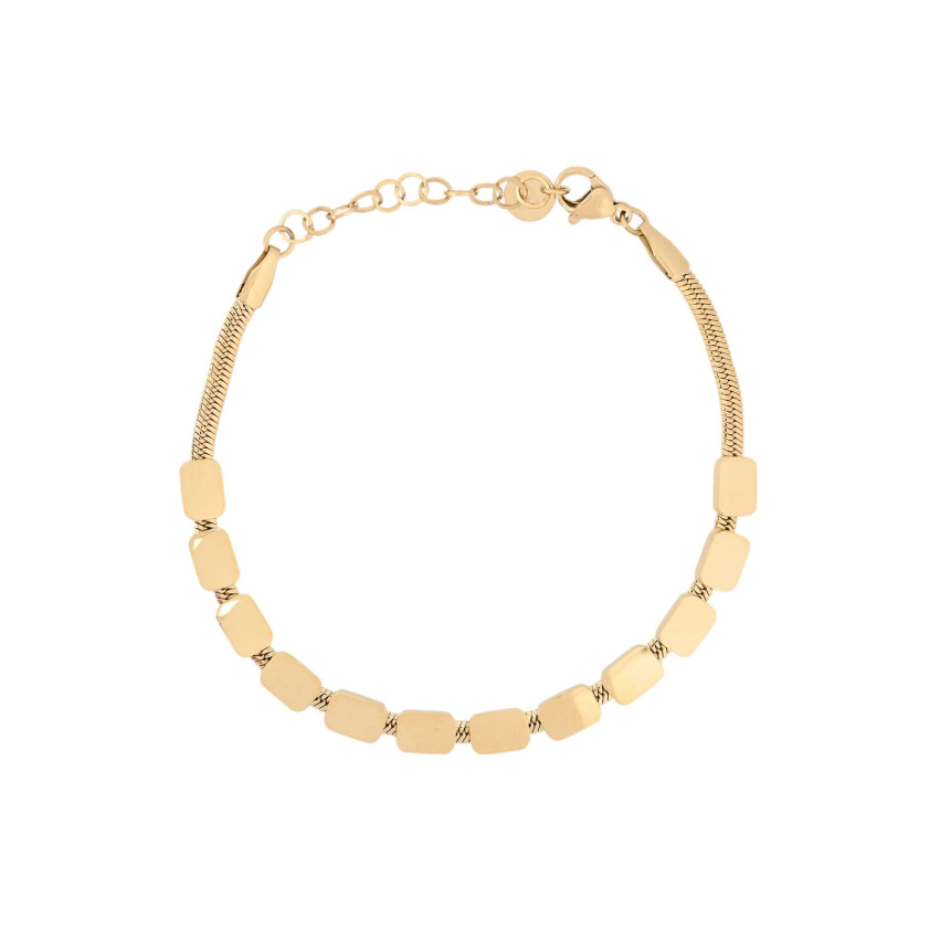Square steel bracelet GB