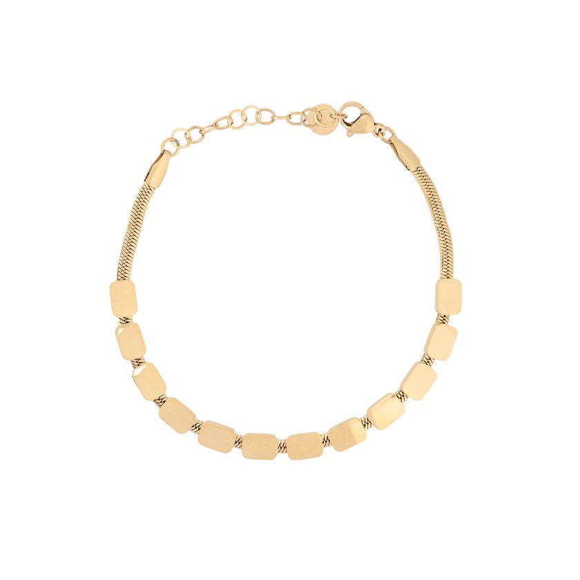 Square steel bracelet GB