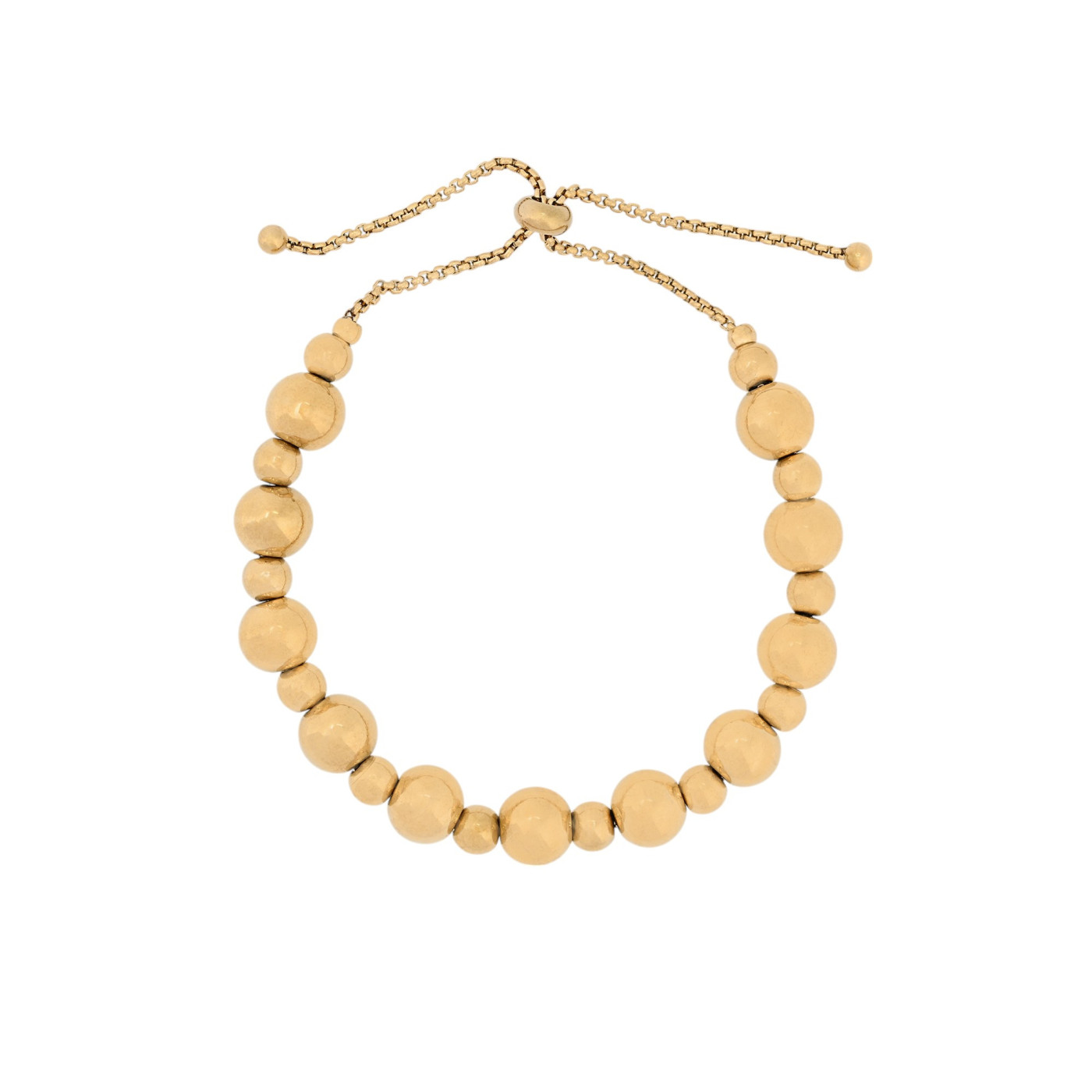 Pulsera de bolas de acero con diferentes dimensiones GB