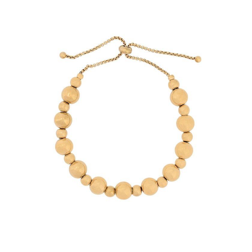 Bracelet in steel balls with different dimensions GB