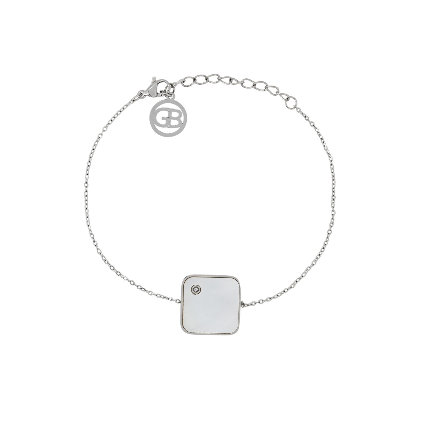 Bracciale in acciaio piazze GB