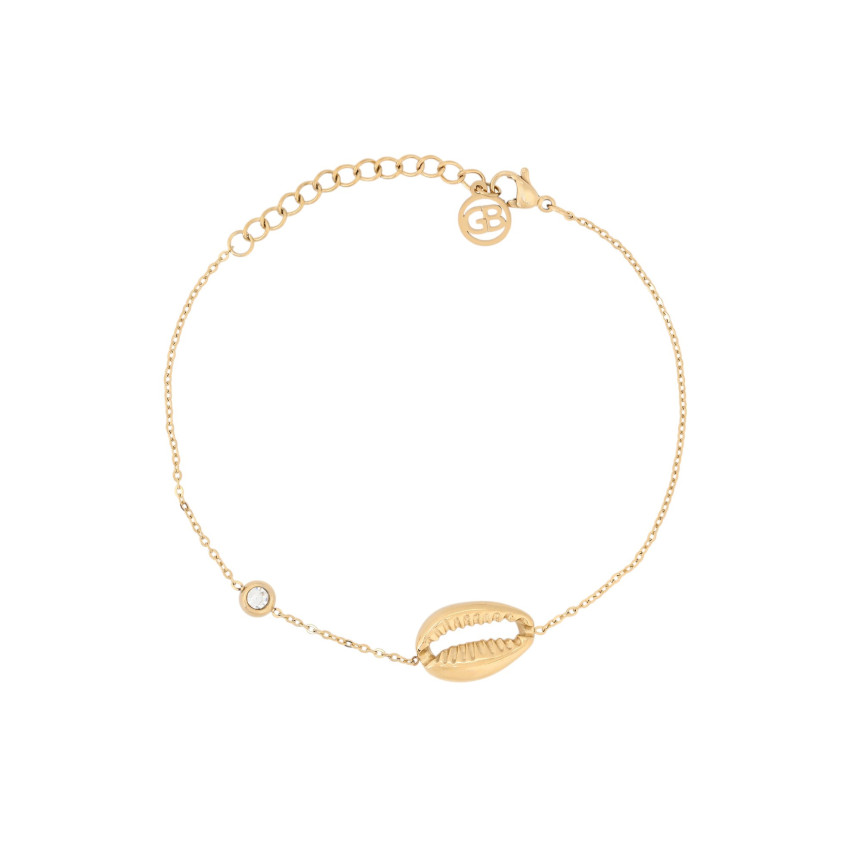 Bracciale in acciaio guscio GB