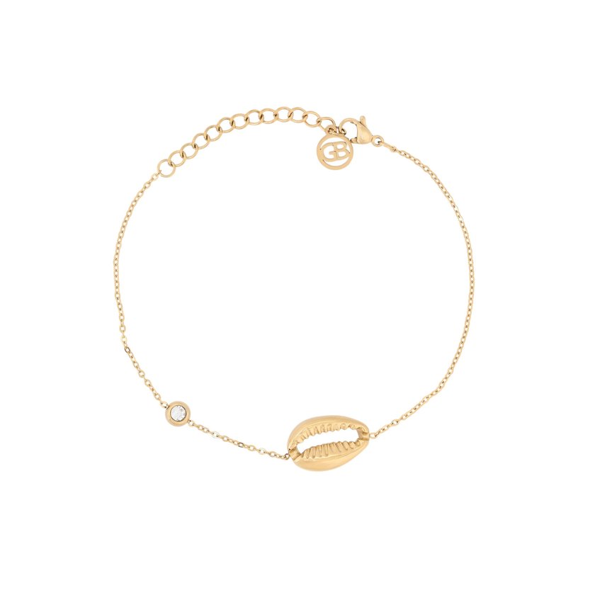 Pulseira em aço concha GB