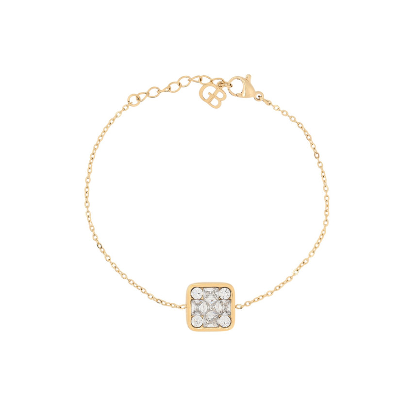 Pulseira em aço geométrica GB
