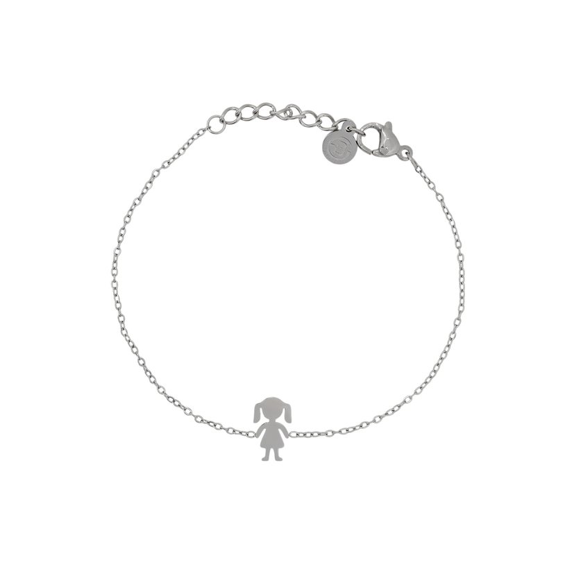 Bracelet simple acier fille GB