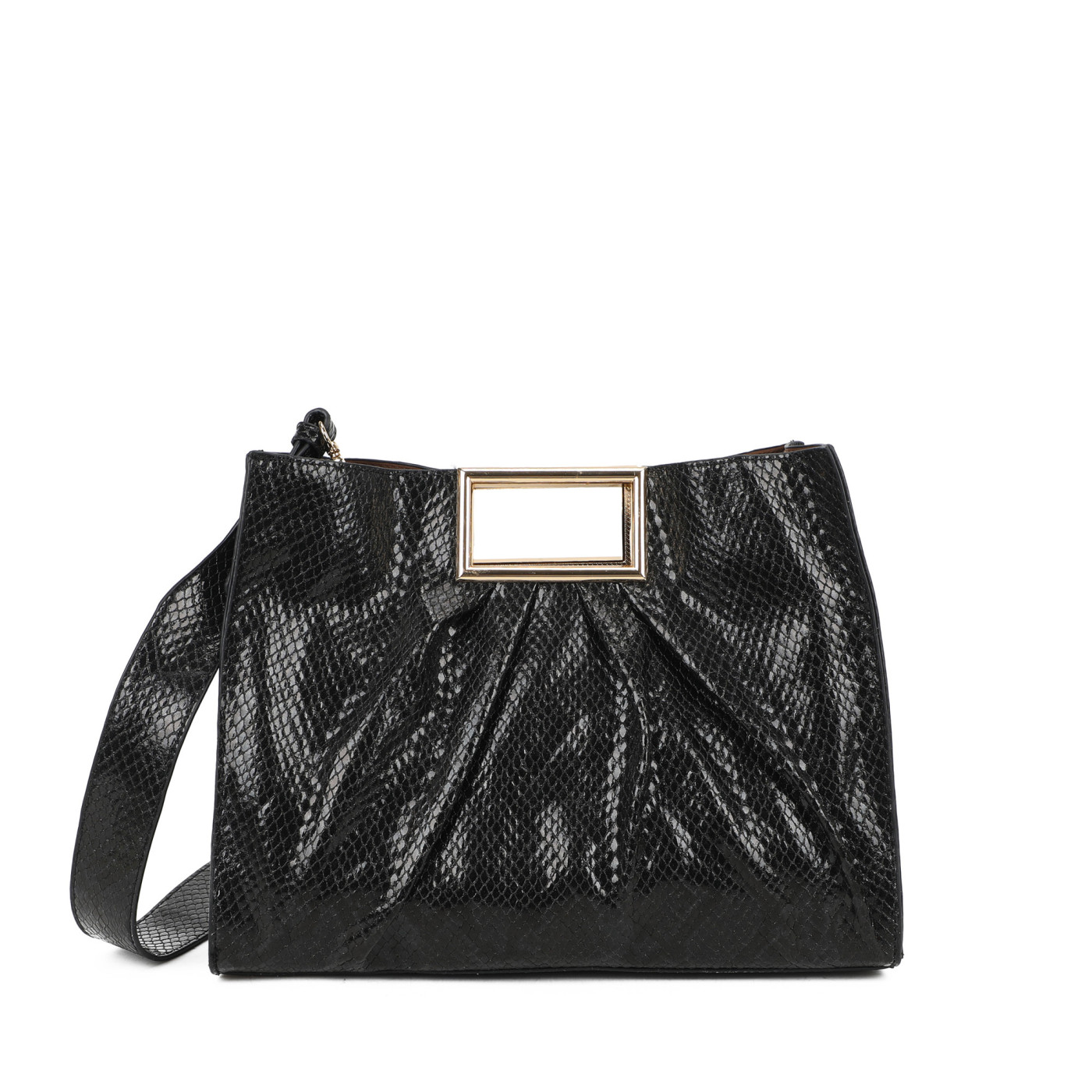 Bolso de mano con estampado animal