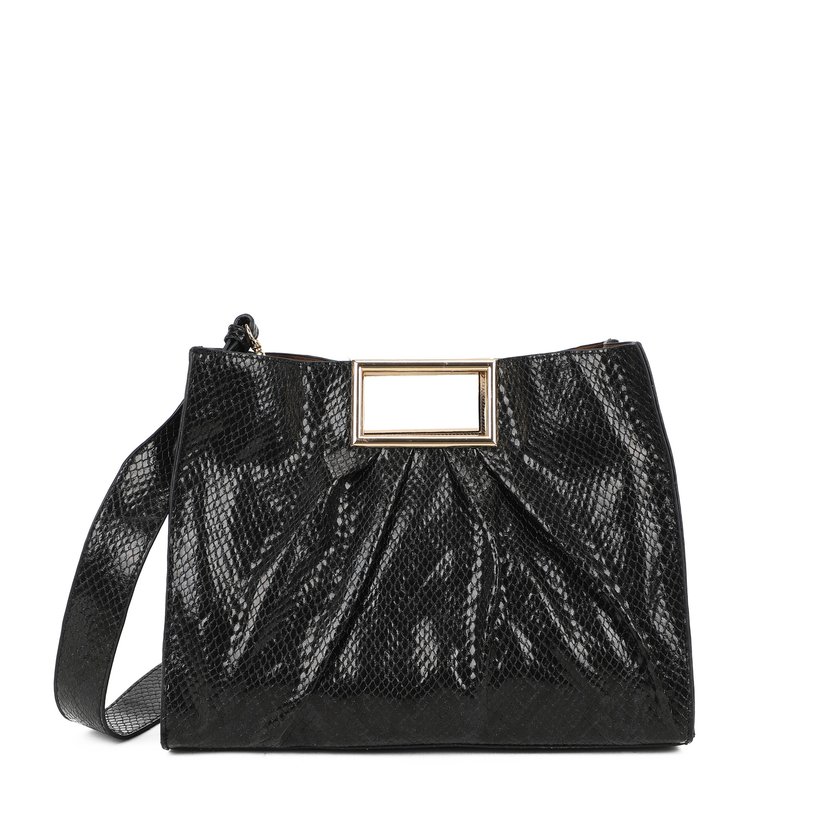 Bolso de mano con estampado animal
